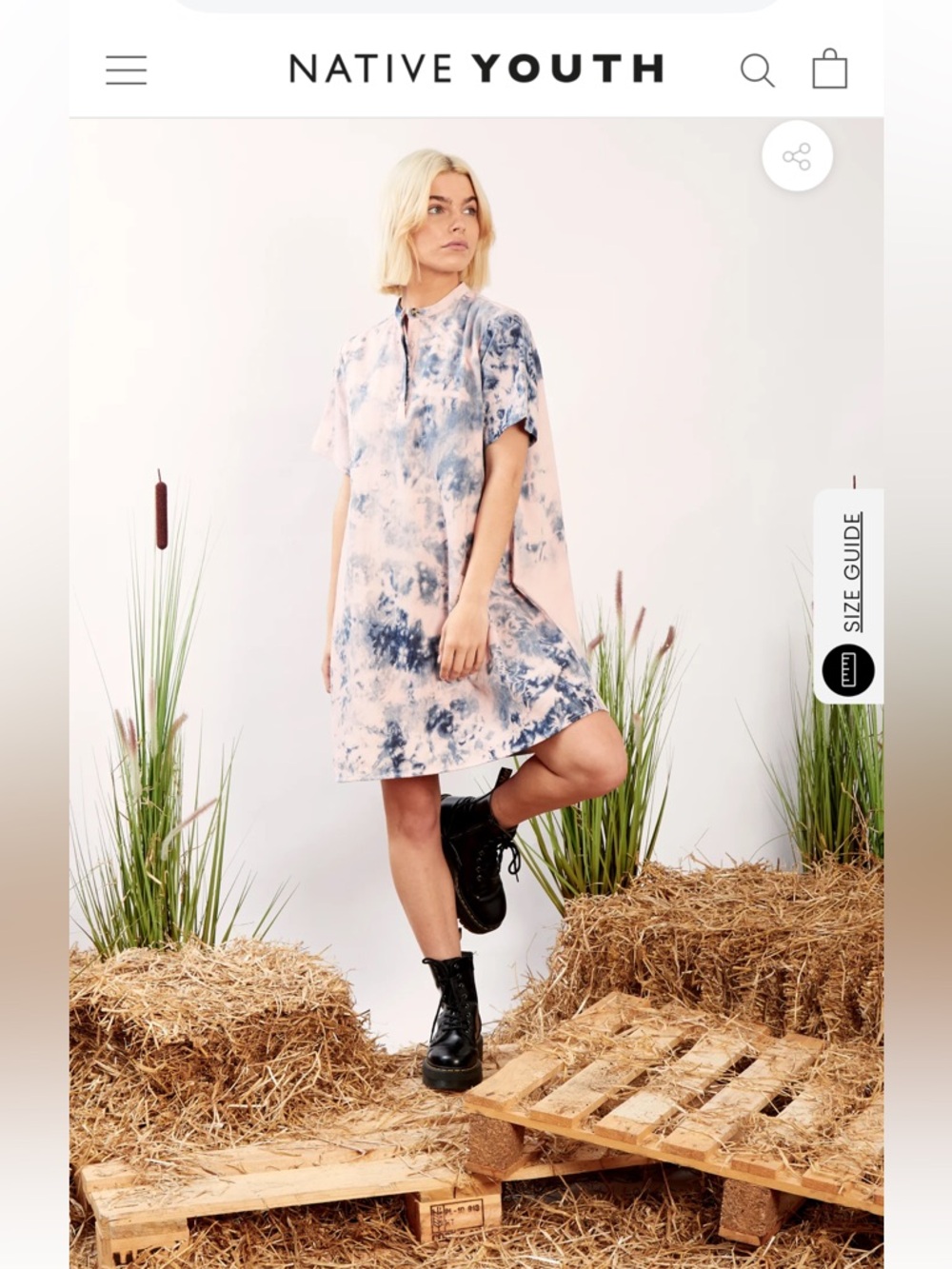 Native Youth Tie Dye Dress